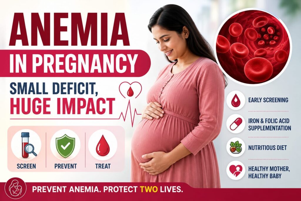 Anemia in Pregnancy: Small deficit, Huge Impact